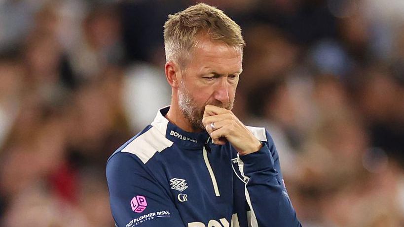 Pressão sobre Graham Potter aumenta após pior início do West Ham em 70 anos - Imagem do artigo original