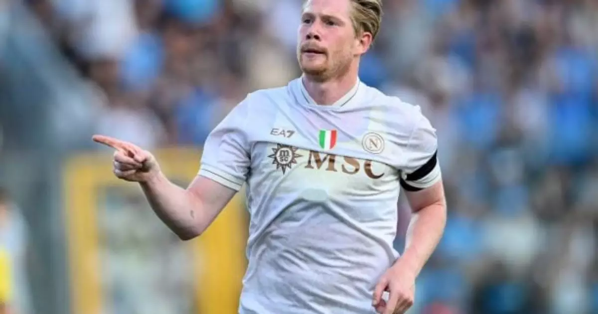 De Bruyne balança a rede duas vezes e decide amistoso do Napoli contra o Girona - Imagem do artigo