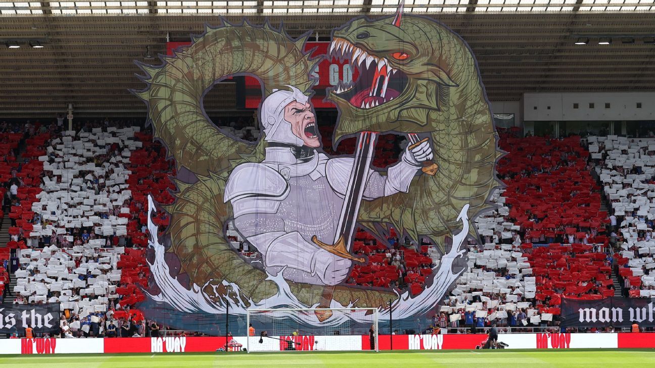 Torcidas exibem grandes tifos na primeira rodada da Premier League 2025/26 - Imagem do artigo