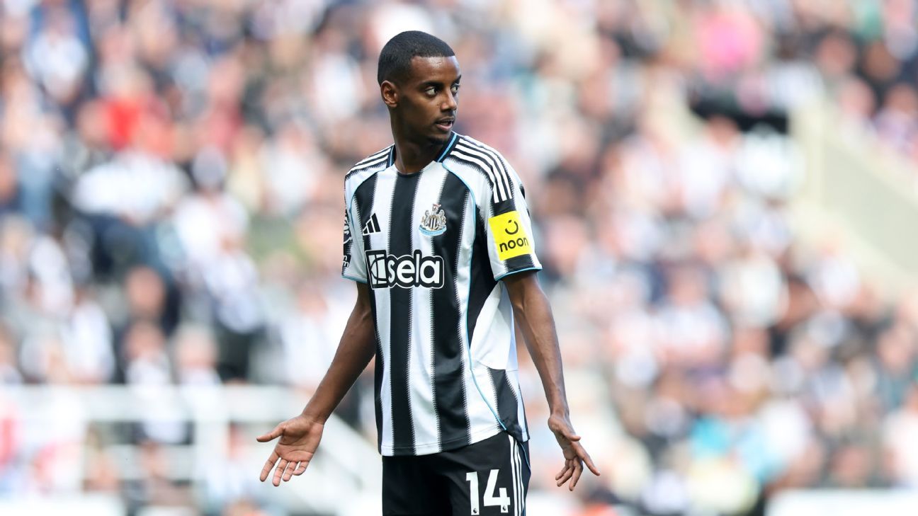 Alexander Isak diz que perdeu confiança e pressiona saída do Newcastle - Imagem do artigo
