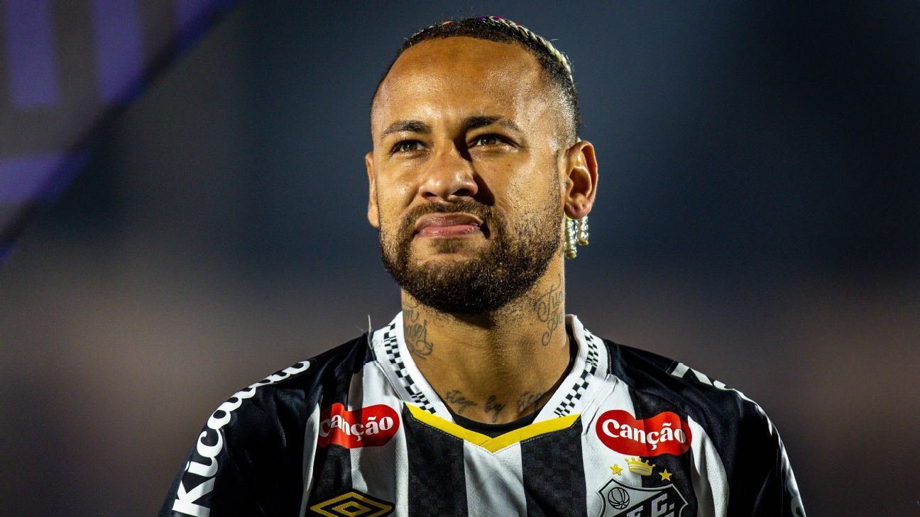 Neymar enfrenta protesto de torcedores e tenta acalmar ânimos no CT do Santos - Imagem do artigo