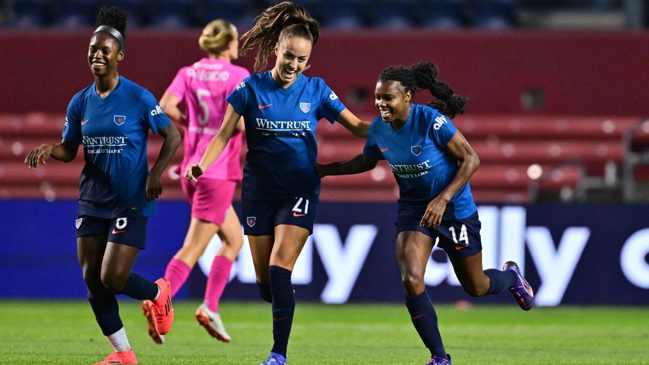 Ludmila faz hat-trick em 10 minutos, estabelece recorde da NWSL e garante empate do Chicago Stars - Imagem do artigo