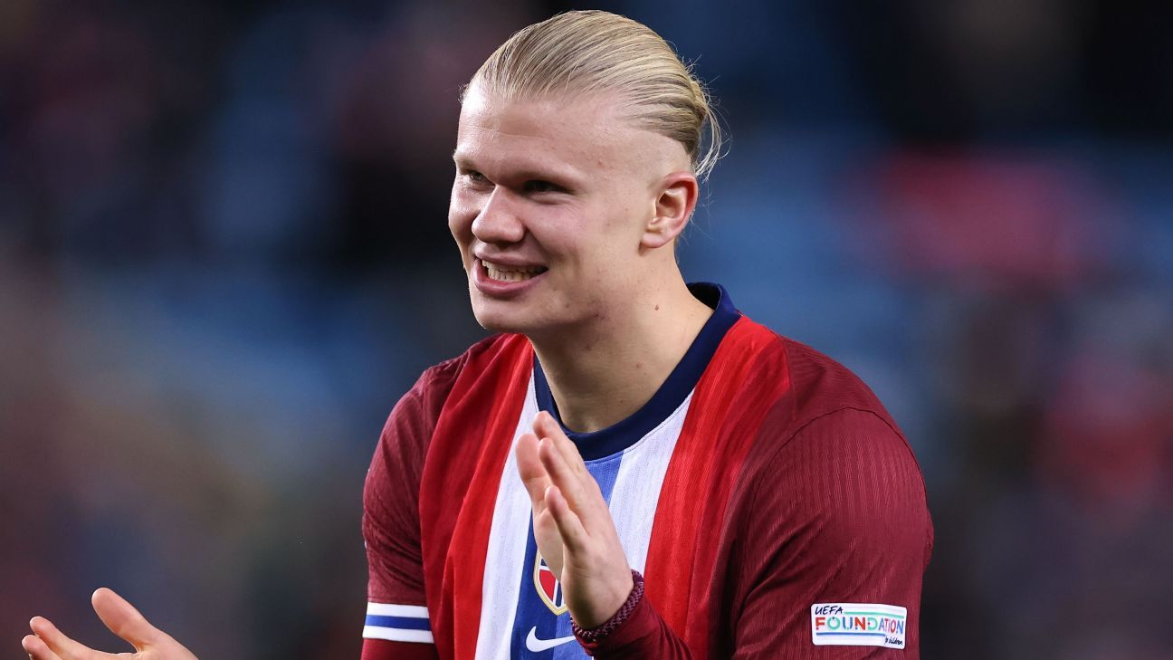 Haaland inclui “Braut” e muda nome nas costas da camisa da Noruega - Imagem do artigo