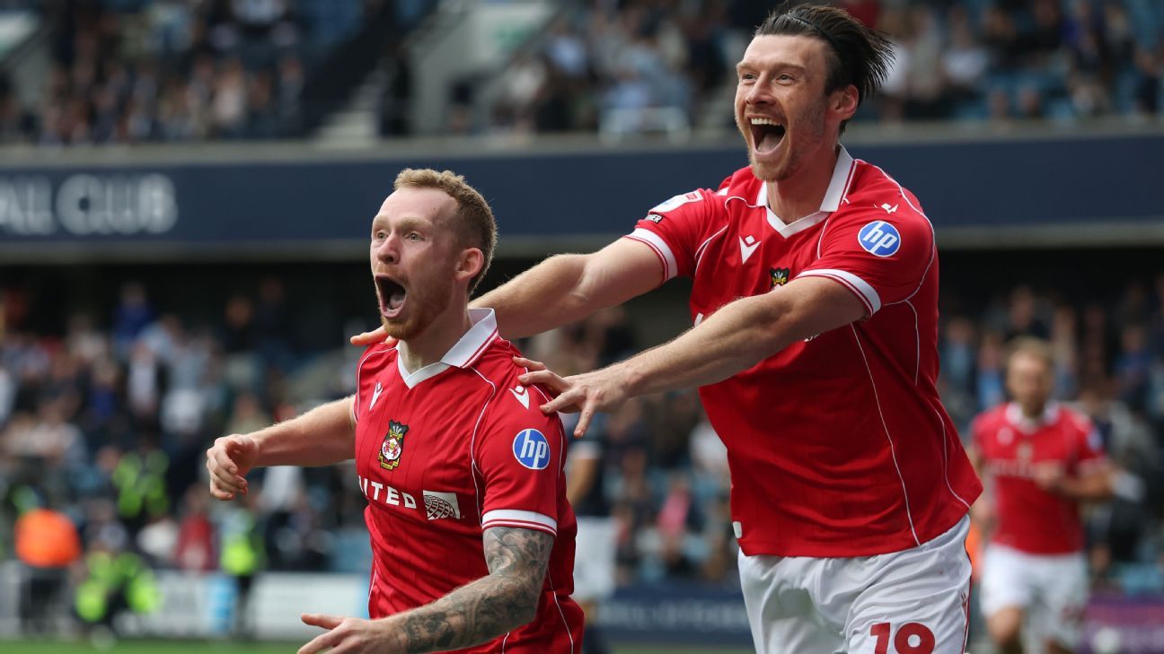 Wrexham derruba o Millwall e encerra jejum de 43 anos na segunda divisão inglesa - Imagem do artigo