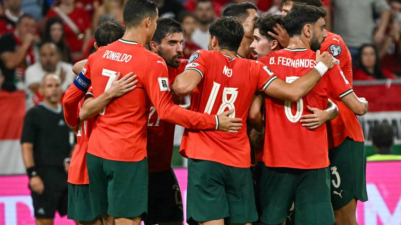 Gol de Cristiano Ronaldo sela triunfo de Portugal sobre a Hungria nas Eliminatórias - Imagem do artigo original