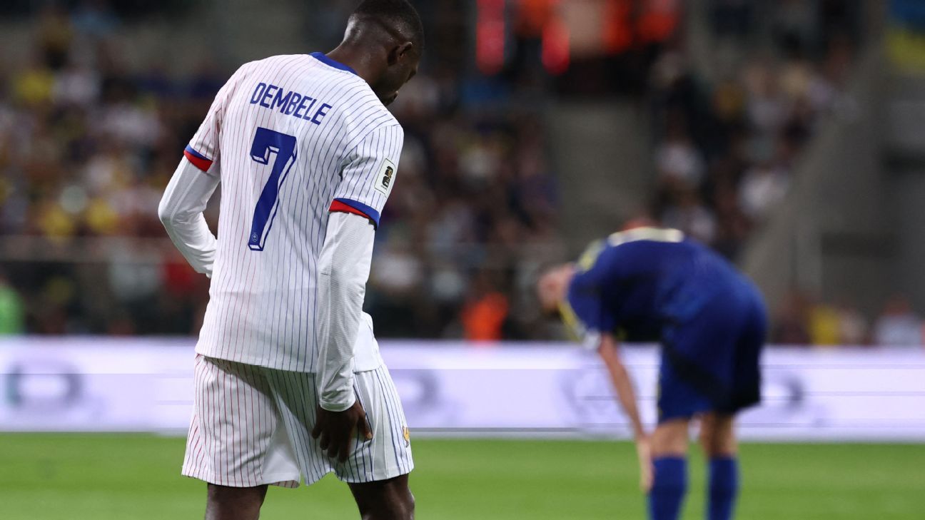 PSG cobra Federação Francesa após lesões de Dembélé e Doué e pede novo protocolo médico - Imagem do artigo
