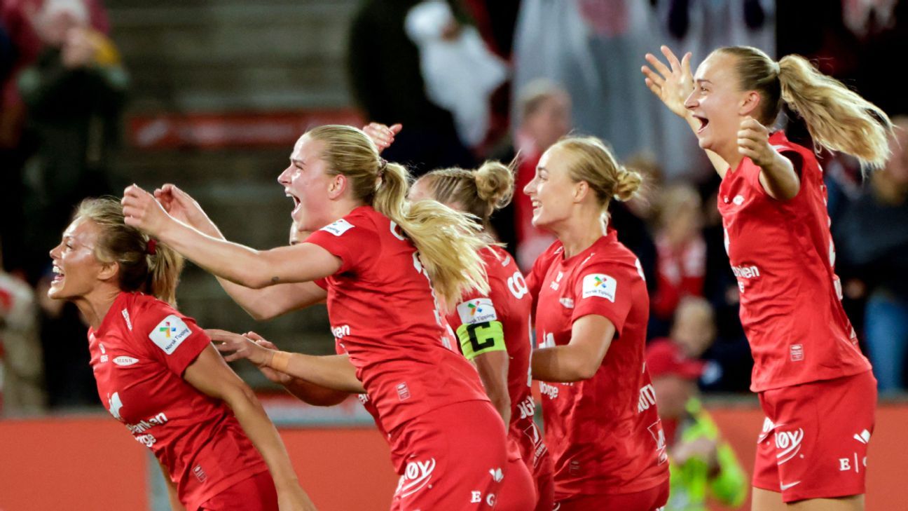 Chuteiras extraviadas e derrota: United sai atrás do Brann na pré-Champions feminina - Imagem do artigo