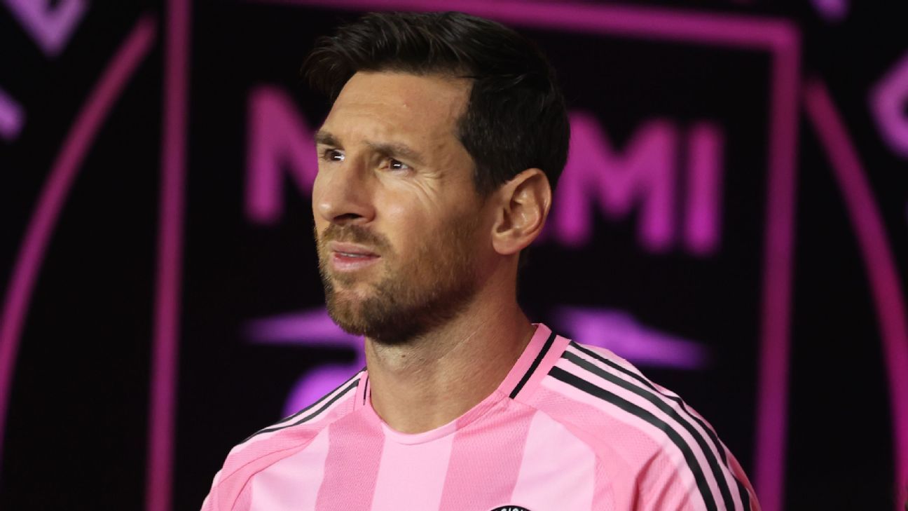 Logo de Lionel Messi passa a estampar uniformes da base do Inter Miami - Imagem do artigo