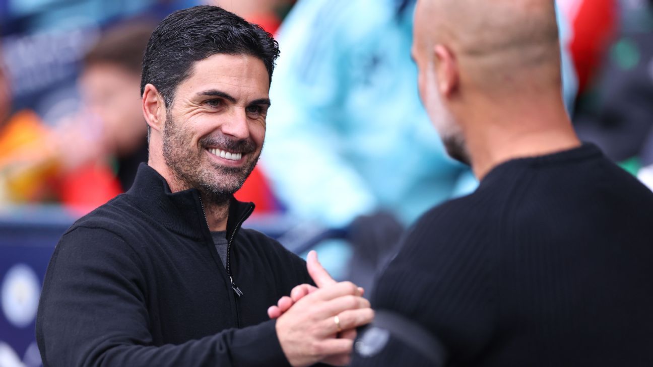 Arsenal recebe Manchester City em duelo que pode encurtar distância para o líder Liverpool - Imagem do artigo