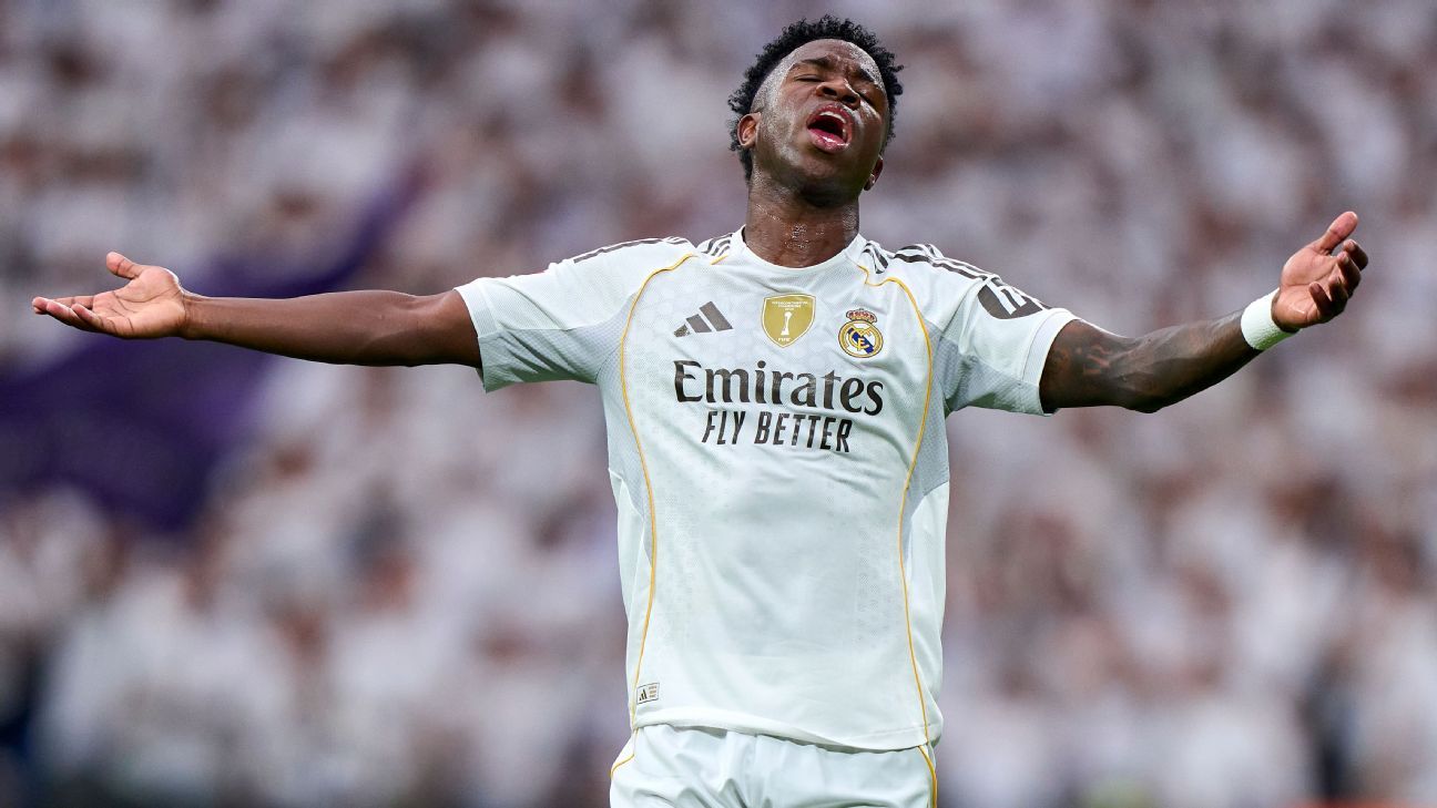 Xabi Alonso minimiza reação de Vinícius Júnior ao ser substituído na vitória do Real Madrid - Imagem do artigo