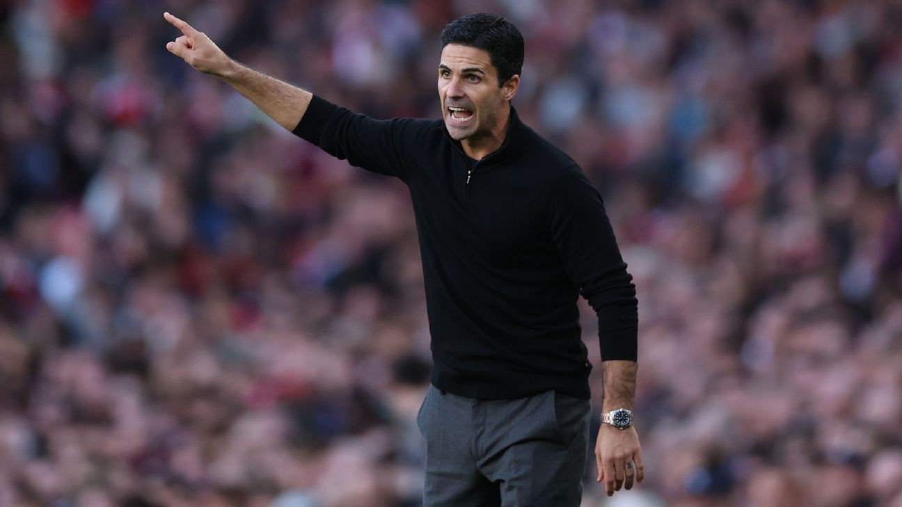Arteta rebate críticas sobre estratégia “com freio de mão” no Arsenal - Imagem do artigo