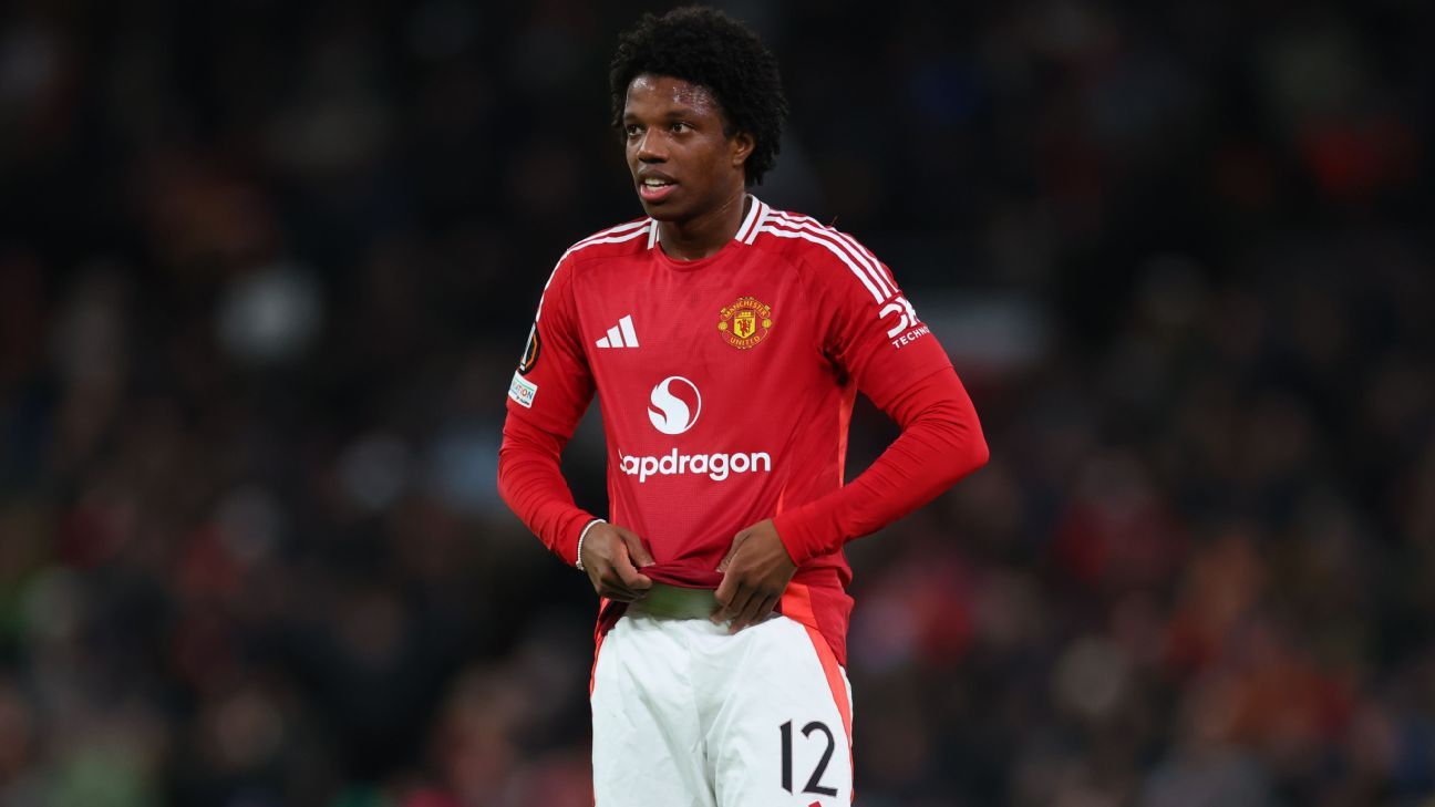 Tyrell Malacia volta aos treinos com o time principal do Manchester United - Imagem do artigo