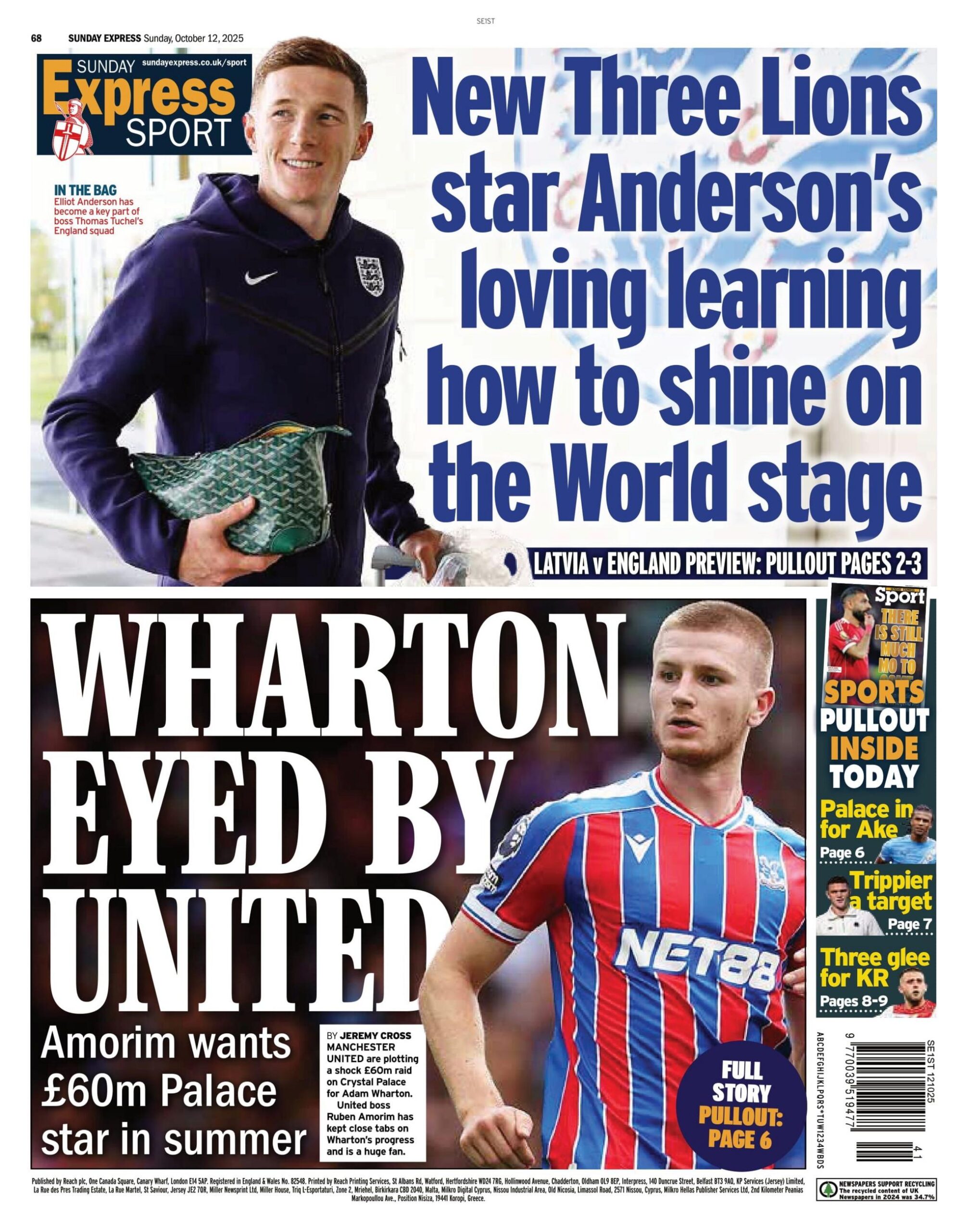 Manchester United observa Adam Wharton; veja outras especulações do mercado europeu - Imagem do artigo original