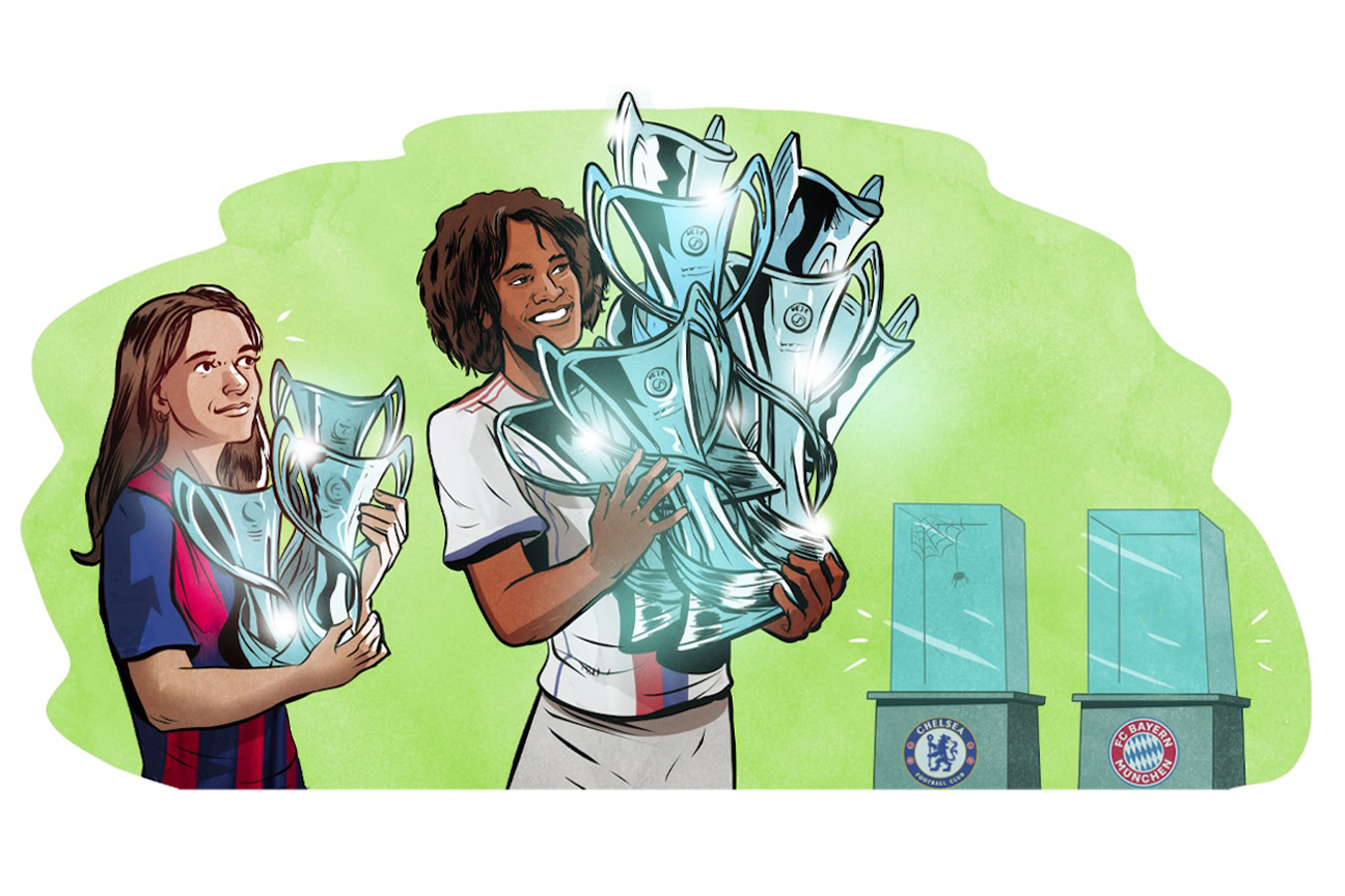 Guia para escolher seu clube na nova edição da Champions League feminina - Imagem do artigo original