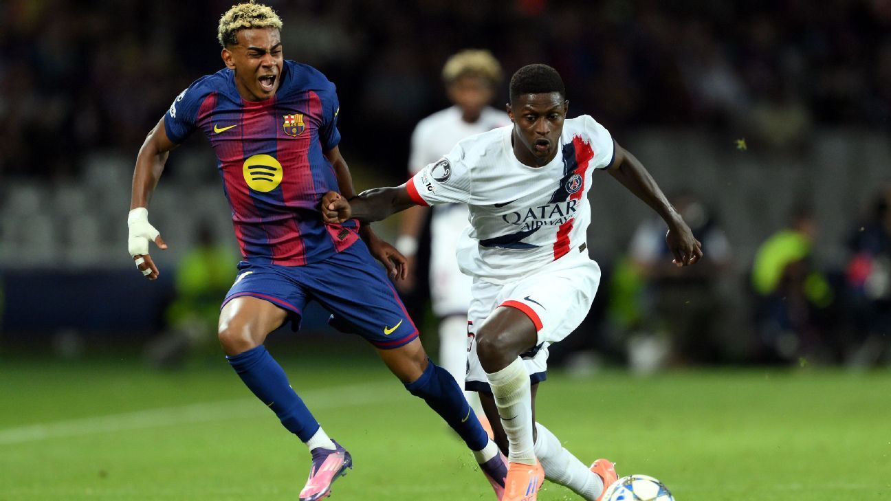 PSG supera Barcelona por 2 a 1 na Espanha e reforça status de favorito na Liga dos Campeões - Imagem do artigo