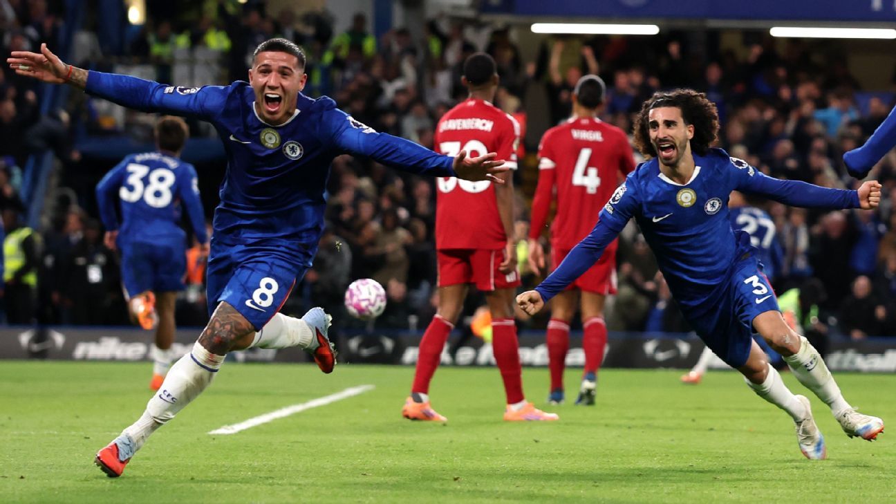 Estêvão decide nos acréscimos, Chelsea vence Liverpool e aumenta série negativa dos campeões - Imagem do artigo