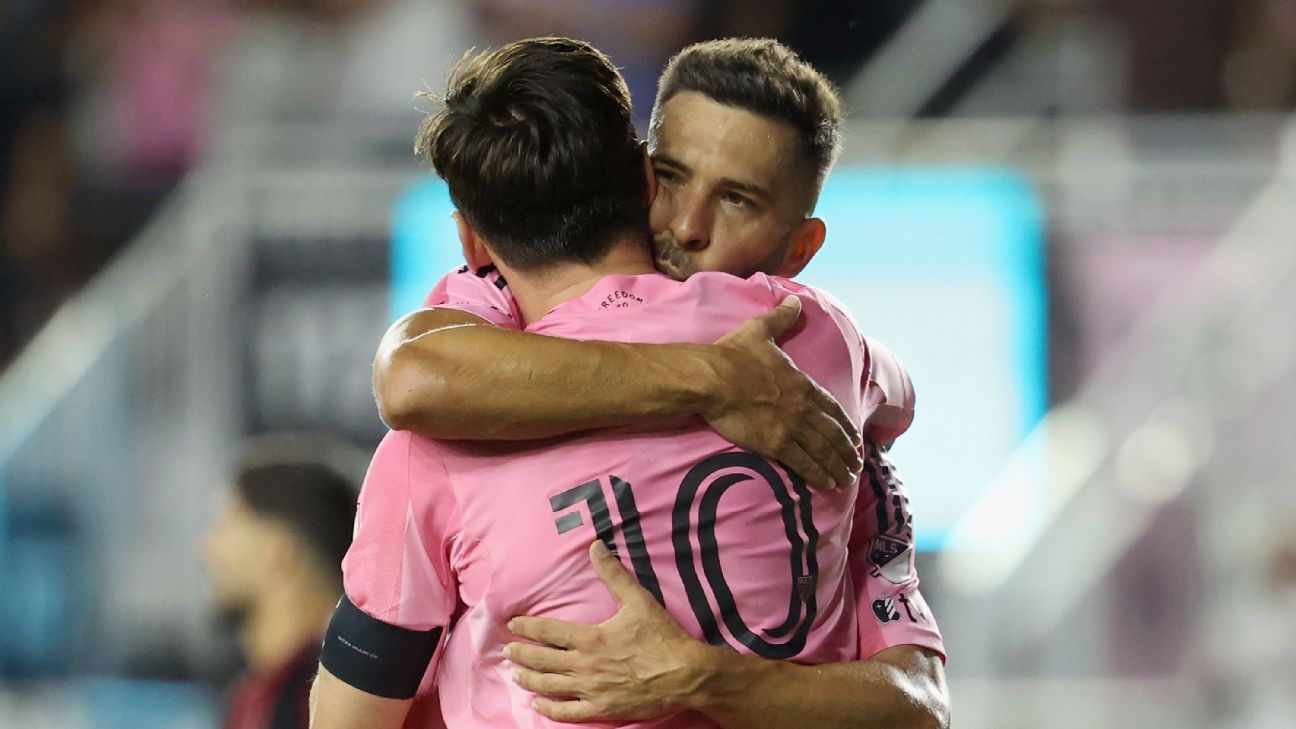 Messi brilha, Alba se despede e Inter Miami goleia Atlanta na última partida no Chase Stadium - Imagem do artigo