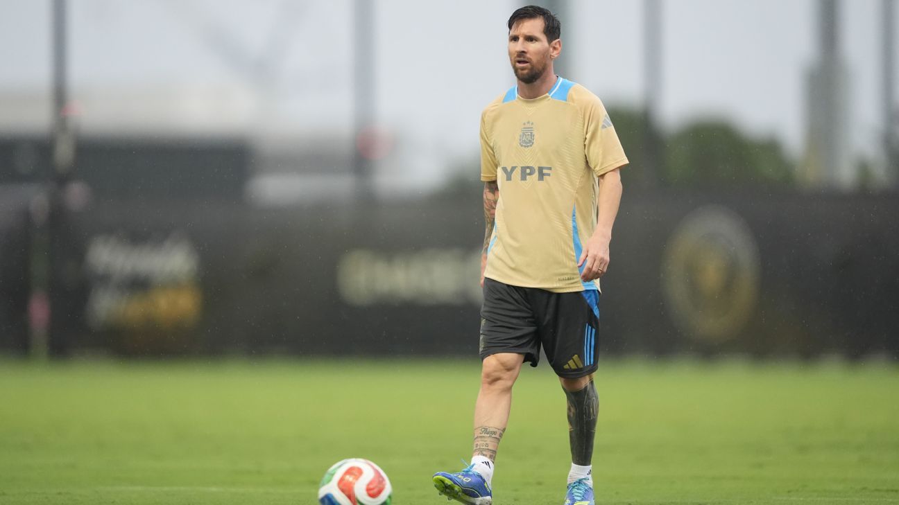 Messi volta a treinar com a Argentina após atuar pelo Inter Miami - Imagem do artigo