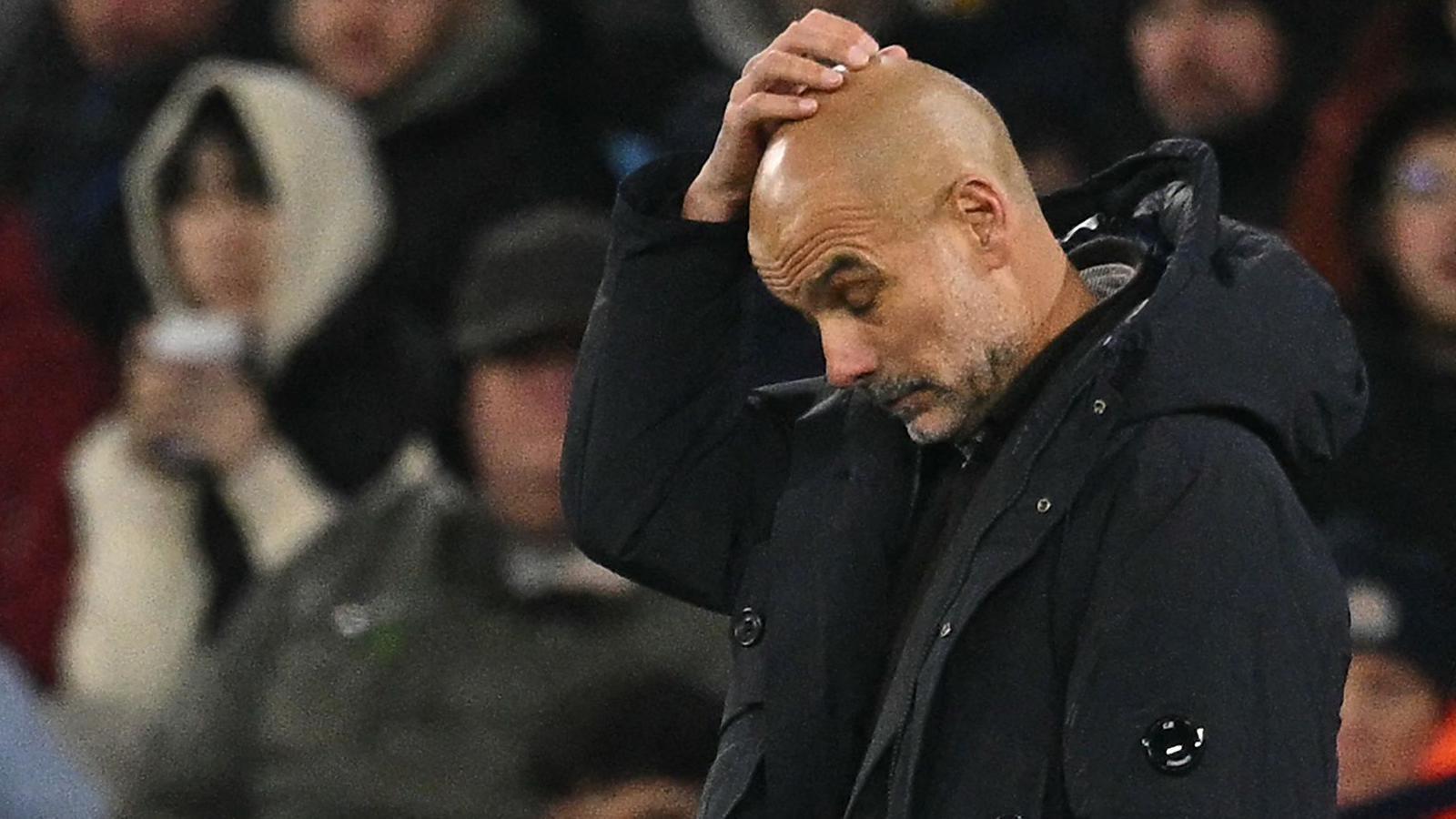 Com 10 mudanças, Manchester City perde por 2 a 0 para o Bayer Leverkusen no 100º jogo de Guardiola na Champions - Imagem do artigo original