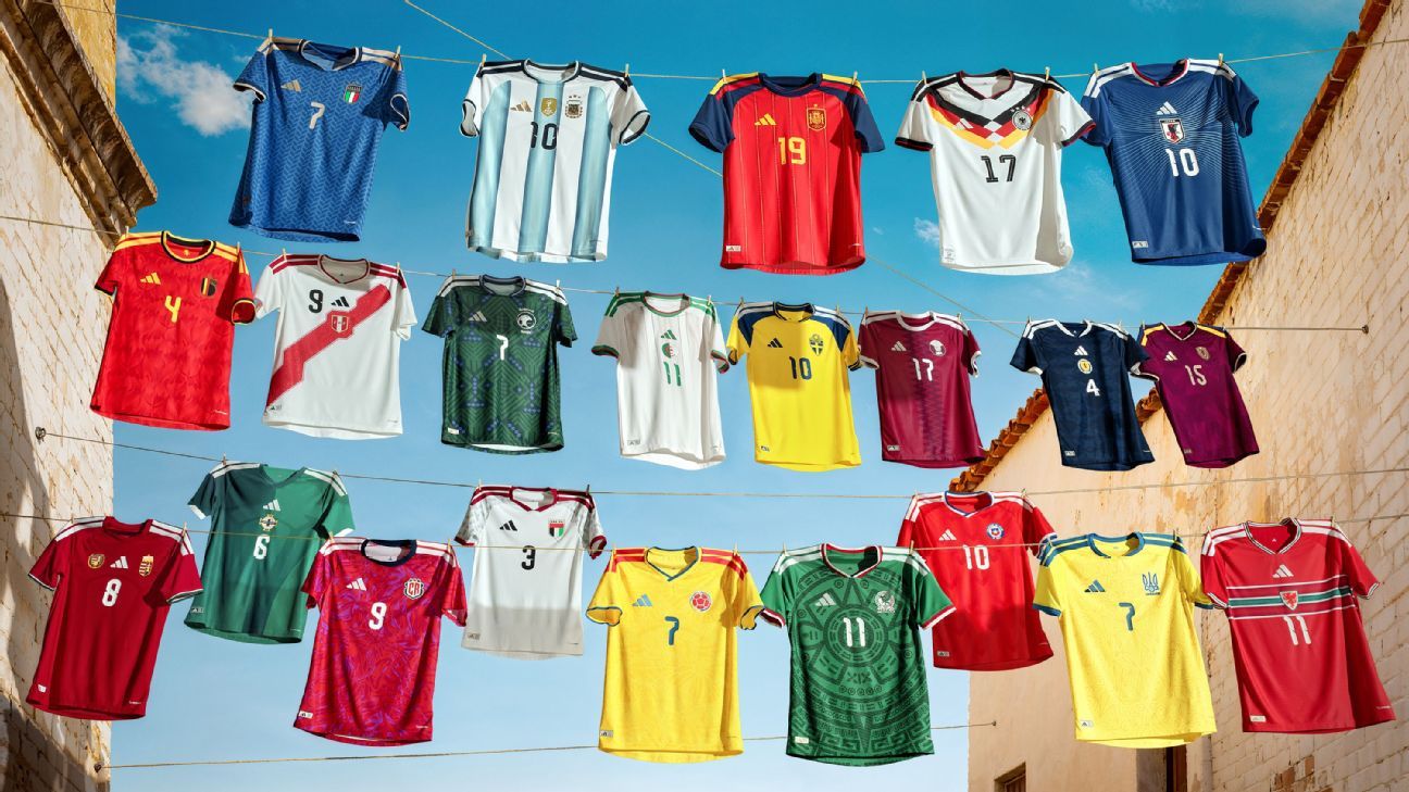 Adidas apresenta novos uniformes para 23 seleções de olho na Copa do Mundo de 2026 - Imagem do artigo