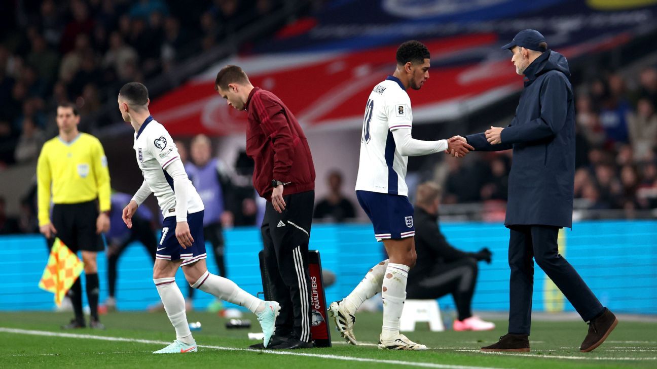 Foden e Bellingham voltam à seleção inglesa para fechar Eliminatórias - Imagem do artigo