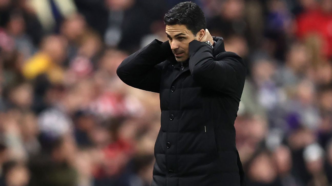 Arteta relata “dor no estômago” após Arsenal sofrer empate nos acréscimos contra o Sunderland - Imagem do artigo