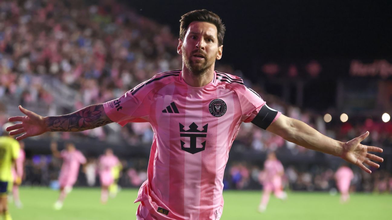Messi marca dois, Inter Miami goleia Nashville e vence primeira série de mata-mata na MLS - Imagem do artigo