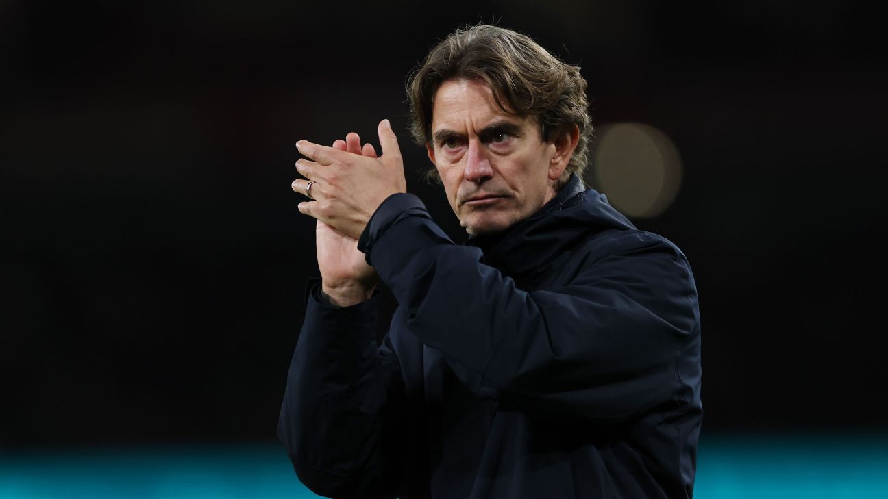 Thomas Frank pede desculpas à torcida do Tottenham após goleada para o Arsenal - Imagem do artigo