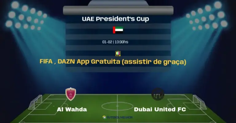 Al Wahda x Dubai United FC: Onde assistir, Canais de transmissão e horário: UAE President’s Cup