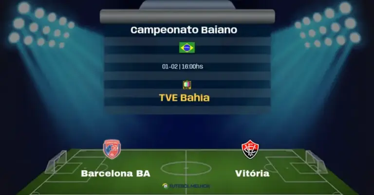 Barcelona BA x Vitória: Onde assistir, Canais de transmissão e horário: Campeonato Baiano