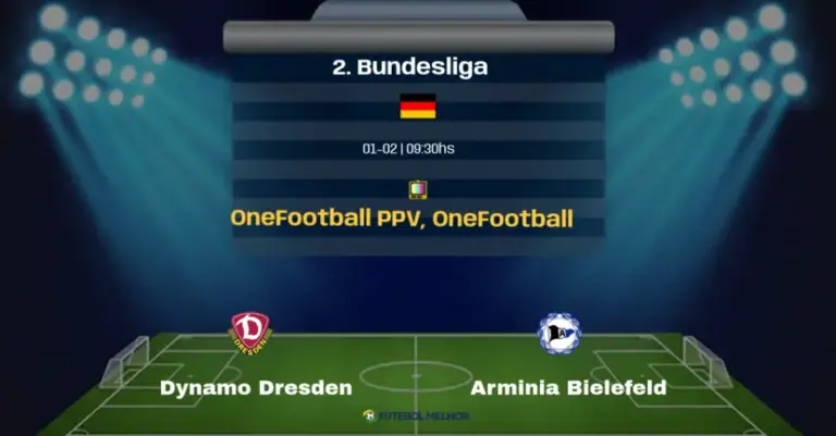 Dynamo Dresden x Arminia Bielefeld: Onde assistir, Canais de transmissão e horário: 2. Bundesliga