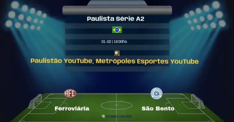 Ferroviária x São Bento: Onde assistir, Canais de transmissão e horário: Paulista Série A2