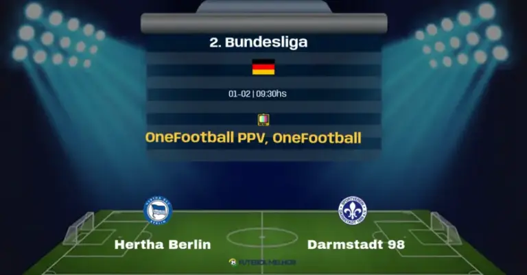 Hertha Berlin x Darmstadt 98: Onde assistir, Canais de transmissão e horário: 2. Bundesliga