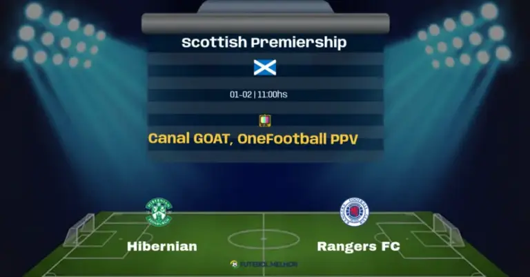 Hibernian x Rangers FC: Onde assistir, Canais de transmissão e horário: Scottish Premiership
