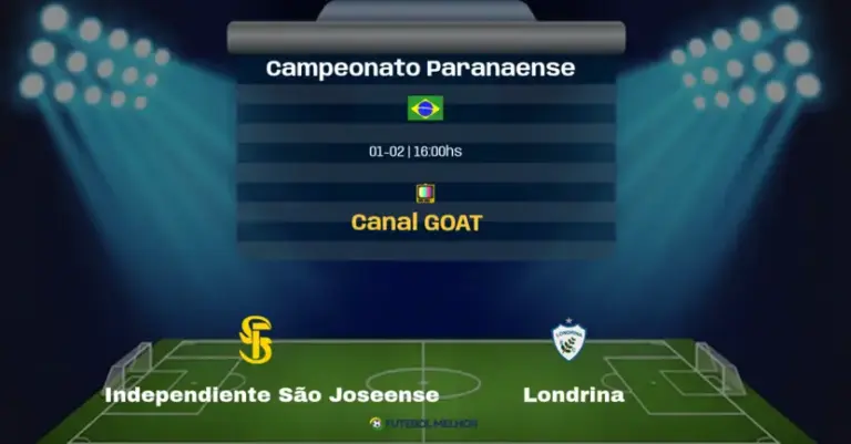 Independente São Joseense x Londrina: Onde assistir, Canais de transmissão e horário: Campeonato Paranaense