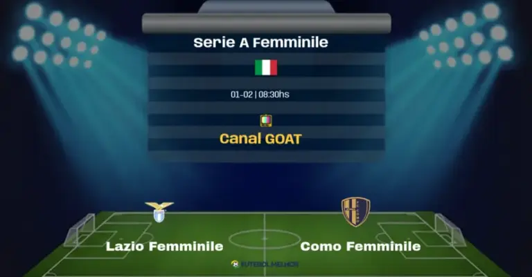 Lazio Femminile x Como Femminile: Onde assistir, Canais de transmissão e horário: Serie A Femminile