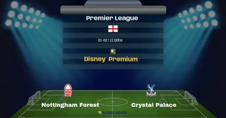 Nottingham Forest x Crystal Palace: Onde assistir, Canais de transmissão e horário: Premier League