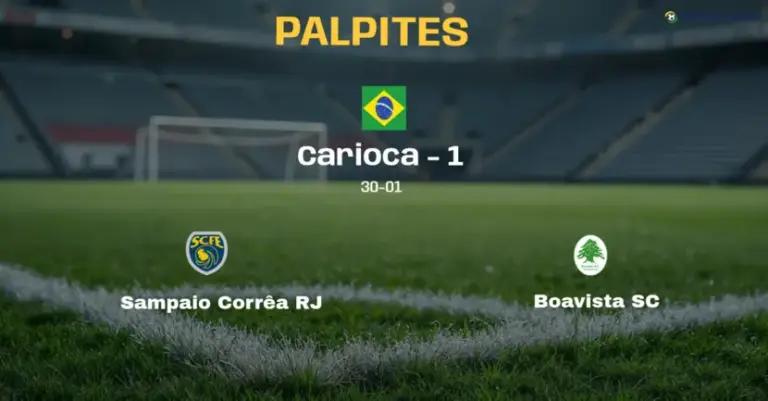 Palpites sampaio correa rj boavista sc 30