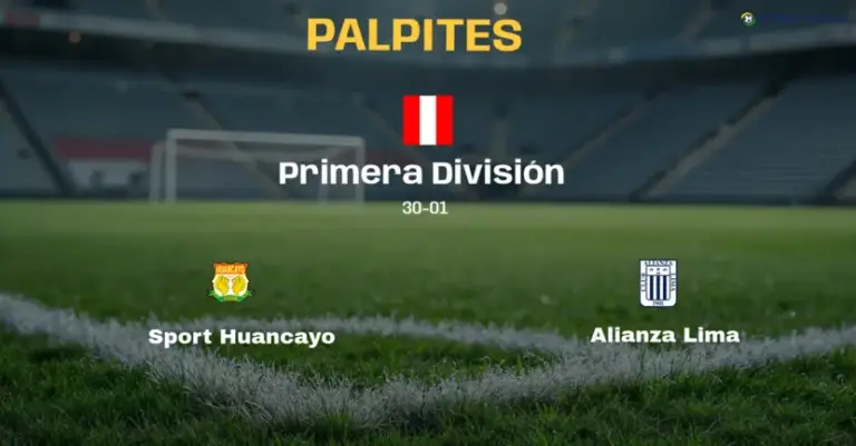 Palpites sport huancayo alianza lima 30