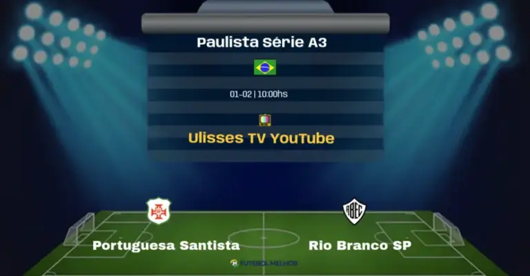 Portuguesa Santista x Rio Branco SP: Onde assistir, Canais de transmissão e horário: Paulista Série A3