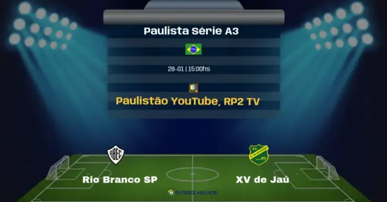 Rio branco sp xv de jau paulista serie a3 NaN NaN