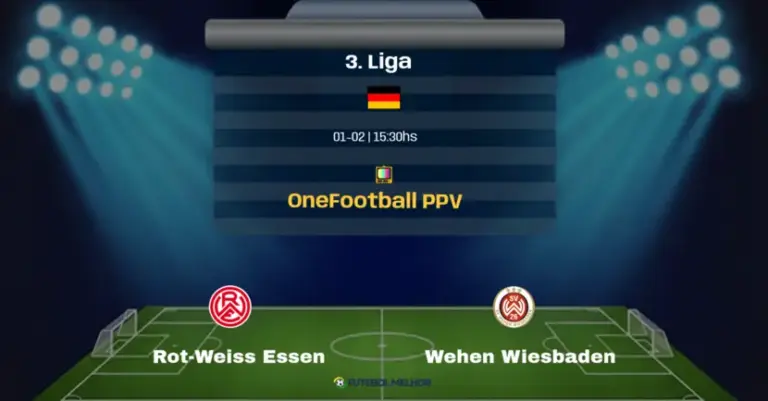 Rot-Weiss Essen x Wehen Wiesbaden: Onde assistir, Canais de transmissão e horário: 3. Liga