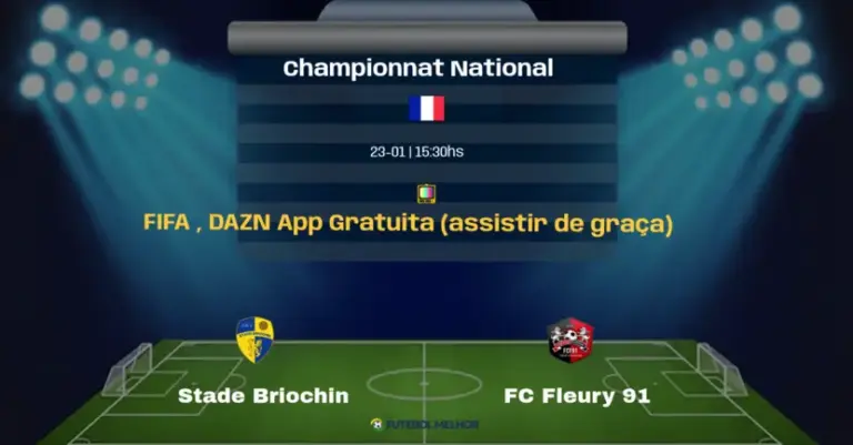 Stade briochin fc fleury 91 championnat national NaN NaN