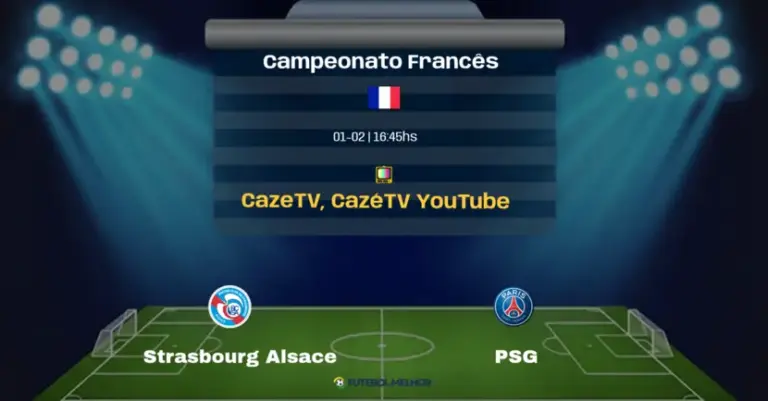 Strasbourg Alsace x PSG: Onde assistir, Canais de transmissão e horário: Campeonato Francês