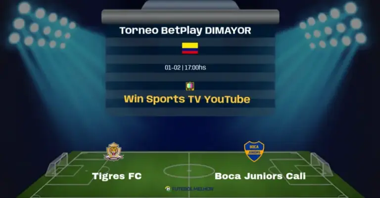 Tigres FC x Boca Juniors Cali: Onde assistir, Canais de transmissão e horário: Torneo BetPlay DIMAYOR