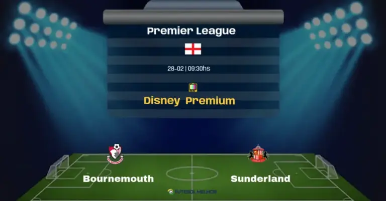 Bournemouth x Sunderland: Onde assistir, Canais de transmissão e horário: Premier League