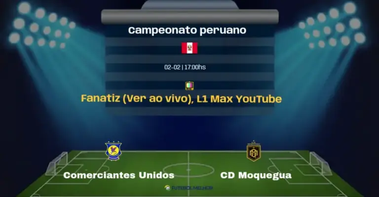 Comerciantes Unidos x CD Moquegua: Onde assistir, Canais de transmissão e horário: Campeonato peruano