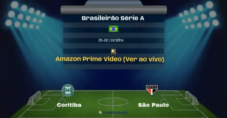 Coritiba x São Paulo: Onde assistir, Canais de transmissão e horário: Brasileirão Série A