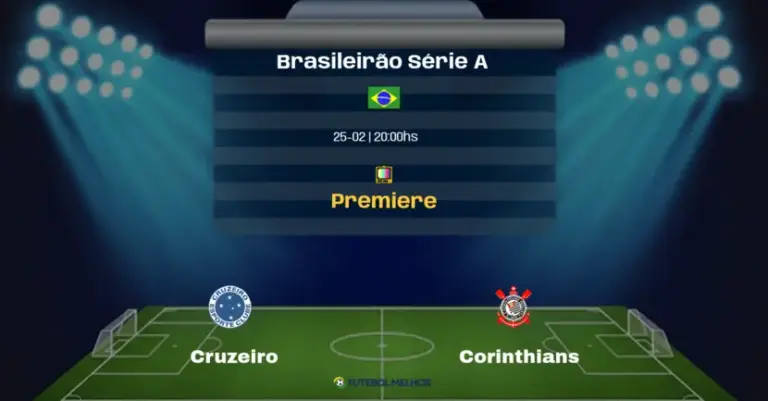 Cruzeiro x Corinthians: Onde assistir, Canais de transmissão e horário: Brasileirão Série A