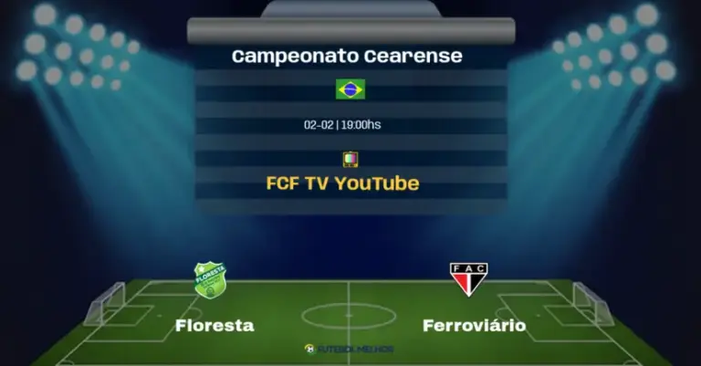 Floresta x Ferroviário: Onde assistir, Canais de transmissão e horário: Campeonato Cearense